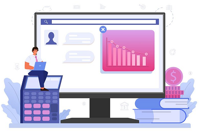 Business management system accounting accounts